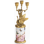 Фарфоровый подсвечник Лебедь с ангелом Asse варинант исполнения - 3 | Loft Concept в Рязани