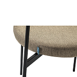 Стул металлический с мягкой спинкой и сиденьем Alfie Chair варинант исполнения - 9 | Loft Concept в Рязани