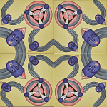 Плитка дизайнерская с узором Дива варинант исполнения - 2 | Loft Concept в Рязани