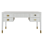 Письменный стол с 4-мя ящиками Elsa Dreams White варинант исполнения - 7 | Loft Concept в Рязани