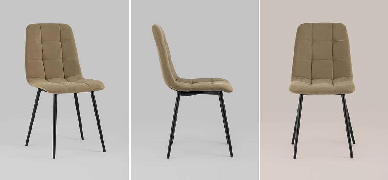 Стул NANCY S-2 Chair Коричневый Велюр Стул NANCY S-2 Chair Коричневый Велюр - Loft-Concept в Рязани
