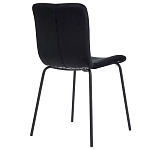 Стул черный с обивкой из велюра Black Archie Chair варинант исполнения - 3 | Loft Concept в Рязани