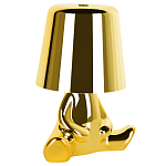 Настольная лампа фигурная золотого цвета с гладким абажуром Высота 16 см Sophia варинант исполнения - 2 | Loft Concept в Рязани