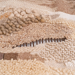 Тканый вручную монументальный настенный гобелен Earth Flow варинант исполнения - 2 | Loft Concept в Рязани