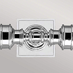 Бра для ванных комнат горизонтальное с двумя матовыми стеклянными цилиндическими плафонами Feiss варинант исполнения - 2 | Loft Concept в Рязани