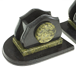 Настольный письменный набор из змеевика из 7-ми элементов Successful Leader варинант исполнения - 5 | Loft Concept в Рязани