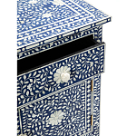 Комод инкрустация костью ORIENTAL Indian синий орнамент варинант исполнения - 6 | Loft Concept в Рязани