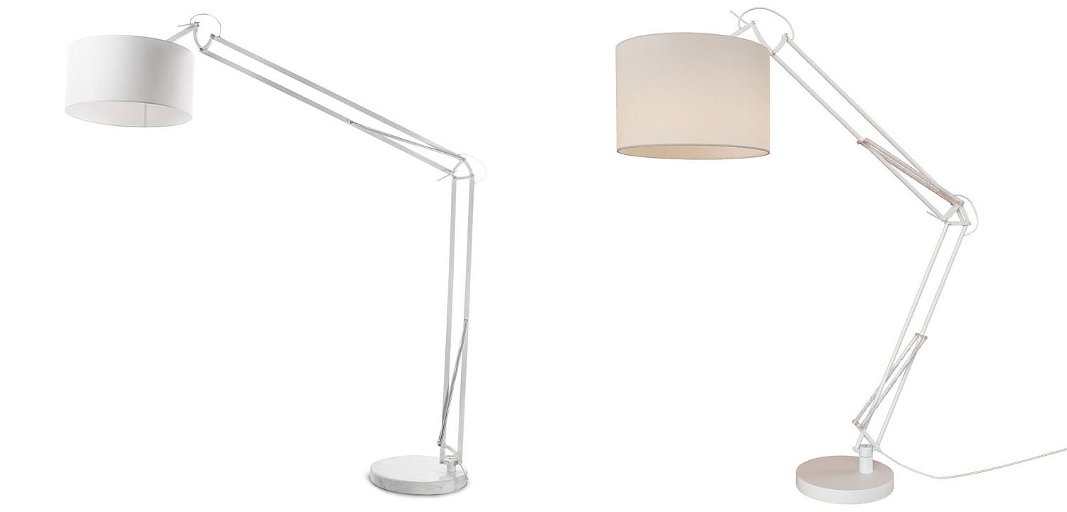 Торшер Garner Floor lamp white Торшер Garner Floor lamp white - Loft-Concept в Рязани