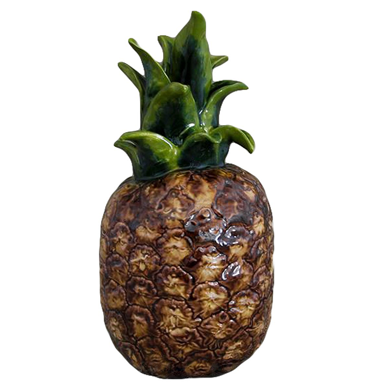 Статуэтка Porcelain Pineapple Коричневый Статуэтка Porcelain Pineapple Коричневый в Рязани | Loft Concept