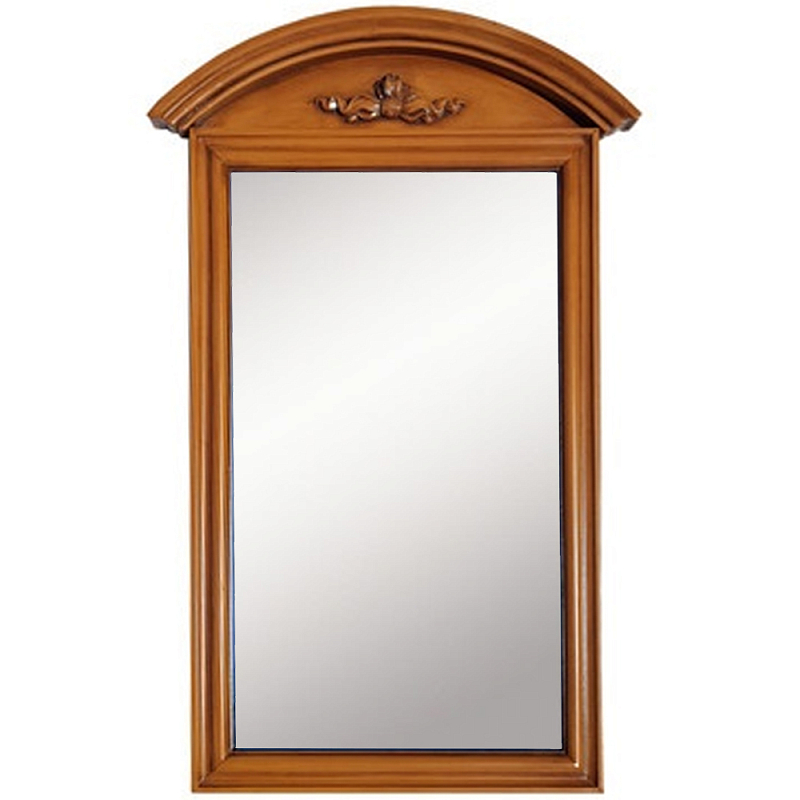 Настенное зеркало в деревянной раме орехового цвета Guirlande de Roses Walnut Color Mirror Орех Настенное зеркало в деревянной раме орехового цвета Guirlande de Roses Walnut Color Mirror Орех в Рязани | Loft Concept