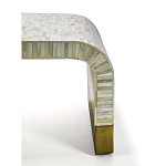 Стол журнальный Белый  BONE INLAY SIDE TABLE-Cream варинант исполнения - 3 | Loft Concept в Рязани