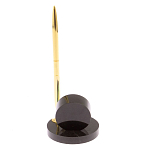 Часы настольные с ручкой из натурального камня Stone Clock варинант исполнения - 3 | Loft Concept в Рязани