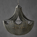 Люстра в форме колокола с декором из тонких железных нитей Jagged Pattern варинант исполнения - 5 | Loft Concept в Рязани