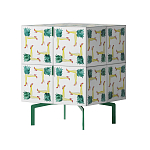 Тумба  с рисунком ShortT Pina Colada Green варинант исполнения - 2 | Loft Concept в Рязани