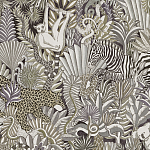 Ткань Jungle Animaux Camoufles Бежевый Велюр N 1147 варинант исполнения - 1 | Loft Concept в Рязани