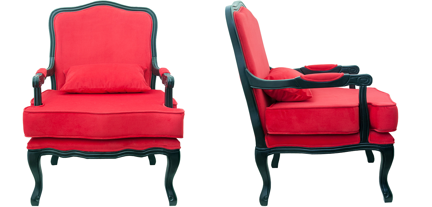 Кресло Harold Chair red Кресло Harold Chair red - Loft-Concept в Рязани
