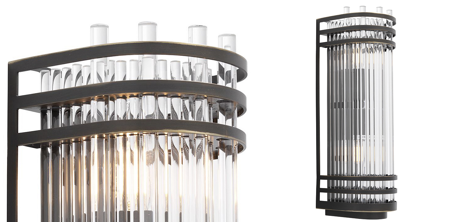 Бра Eichholtz Wall Lamp Gulf S Bronze Бра Eichholtz Wall Lamp Gulf S Bronze - Loft-Concept в Рязани