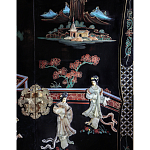 Шкаф черный в китайском стиле  Chinese Cabinet Black варинант исполнения - 2 | Loft Concept в Рязани