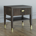 Прикроватная тумбочка с ящиком Elsa Dreams Walnut варинант исполнения - 1 | Loft Concept в Рязани