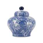 Ваза с крышкой в китайском стиле Гранатовое дерево Blooming Pomegranate варинант исполнения - 9 | Loft Concept в Рязани