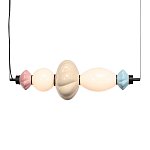 Подвесной светильник фигруный с керамическими элементами 18W LED Fragrant Light варинант исполнения - 2 | Loft Concept в Рязани