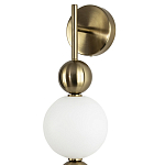 Бра с плафонами шарами из акрила и металла Crystal Globule Spheres Wall Lamp варинант исполнения - 2 | Loft Concept в Рязани