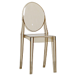 Прозрачный стул с янтарным оттенком LOUIS GHOST CHAIR варинант исполнения - 1 | Loft Concept в Рязани