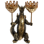 Подсвечник в виде дракона Dragon with Two Candlesticks варинант исполнения - 9 | Loft Concept в Рязани