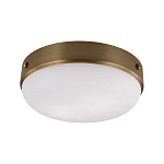 Потолочный светильник круглой формы с белым выпуклым матовым плафоном Feiss варинант исполнения - 1 | Loft Concept в Рязани