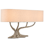 Настольная лампа с корпусом в виде дерева Gray Concrete Trunk варинант исполнения - 2 | Loft Concept в Рязани