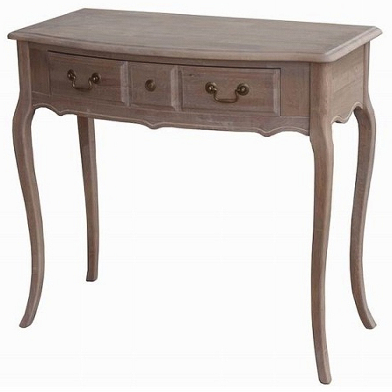 Деревянная консоль с ящиком Margery Wooden Provence Console Table Дуб темный Деревянная консоль с ящиком Margery Wooden Provence Console Table Дуб темный в Рязани | Loft Concept
