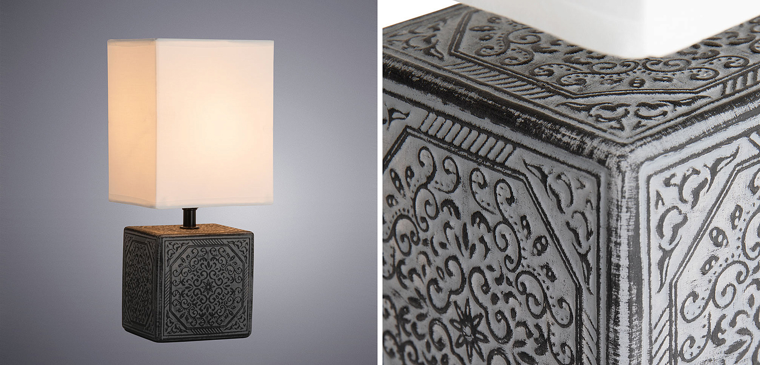 Настольная лампа Lazio Black Table Lamp Настольная лампа Lazio Black Table Lamp - Loft-Concept в Рязани