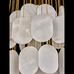 Люстра с овальными подвесками из натурального камня Spatial Composition варинант исполнения - 5 | Loft Concept в Рязани