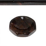 Настольный письменный набор с часами из природного камня обсидиана  Gift for Manager варинант исполнения - 6 | Loft Concept в Рязани