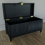 Большой дизайнерский Сундук Elsa Dreams Black варинант исполнения - 2 | Loft Concept в Рязани