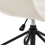 Вращающееся кресло с обивкой букле Boucle Office Chair варинант исполнения - 4 | Loft Concept в Рязани