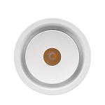 Встраиваемый спот светодиодный белого цвета круглой формы из металла Pure Circle  варинант исполнения - 2 | Loft Concept в Рязани