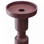 Подсвечник фигурный сливовый Bright Accent 35 см варинант исполнения - 2 | Loft Concept в Рязани