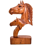 Статуэтка деревянная в виде головы лошади Horse of the World варинант исполнения - 2 | Loft Concept в Рязани