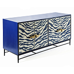 Буфет в гостиную с инкрустацией Bone Inlay Deco Sideboard - Orleans ZEBRA варинант исполнения - 1 | Loft Concept в Рязани