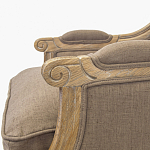 Кресло William Classical Armchair brown flax варинант исполнения - 4 | Loft Concept в Рязани
