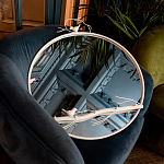 Зеркало настенное в раме белого цвета с декором птица на ветке Mirror Portal варинант исполнения - 3 | Loft Concept в Рязани