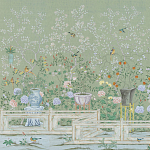 Обои ручная роспись Temple Newsam Mercury Grey варинант исполнения - 1 | Loft Concept в Рязани