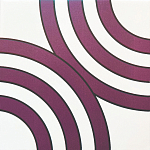 Дизайнерская плитка с узором Мишень варинант исполнения - 2 | Loft Concept в Рязани