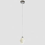 Подвесной светильник с хрустальным плафоном хром Esme Crystal Chrome Hanging Lamp варинант исполнения - 2 | Loft Concept в Рязани
