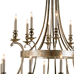 Люстра большая двухъярусная на 30 ламп Grand Chandelier варинант исполнения - 1 | Loft Concept в Рязани