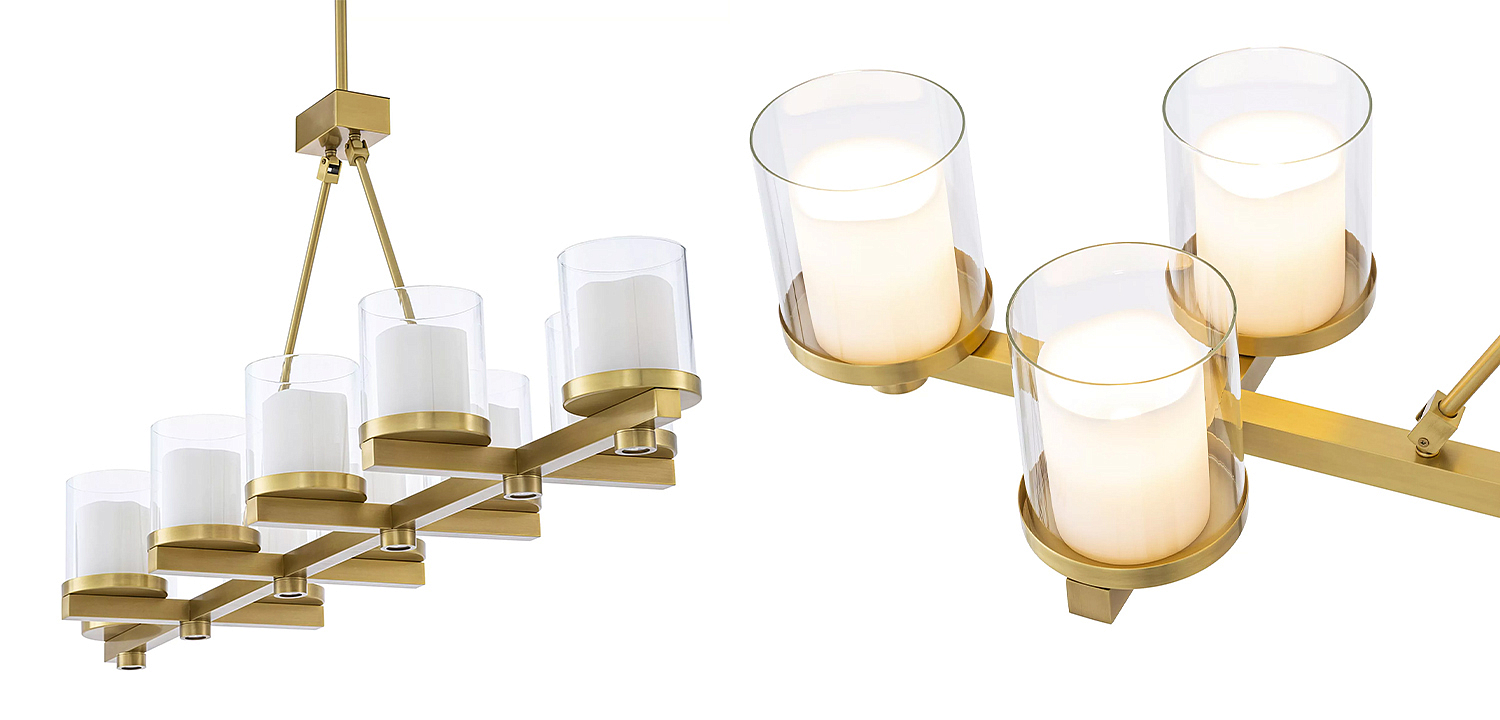 Люстра Eichholtz Chandelier Donovan Brass Люстра Eichholtz Chandelier Donovan Brass - Loft-Concept в Рязани