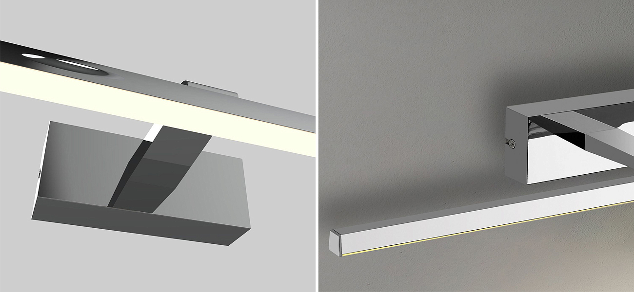 Настенная подсветка цвета хром BACKLIGHT Настенная подсветка цвета хром BACKLIGHT - Loft-Concept в Рязани