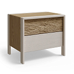 Тумба 2 ящика с подсветкой на рельефном фасаде Warm Industrial варинант исполнения - 7 | Loft Concept в Рязани