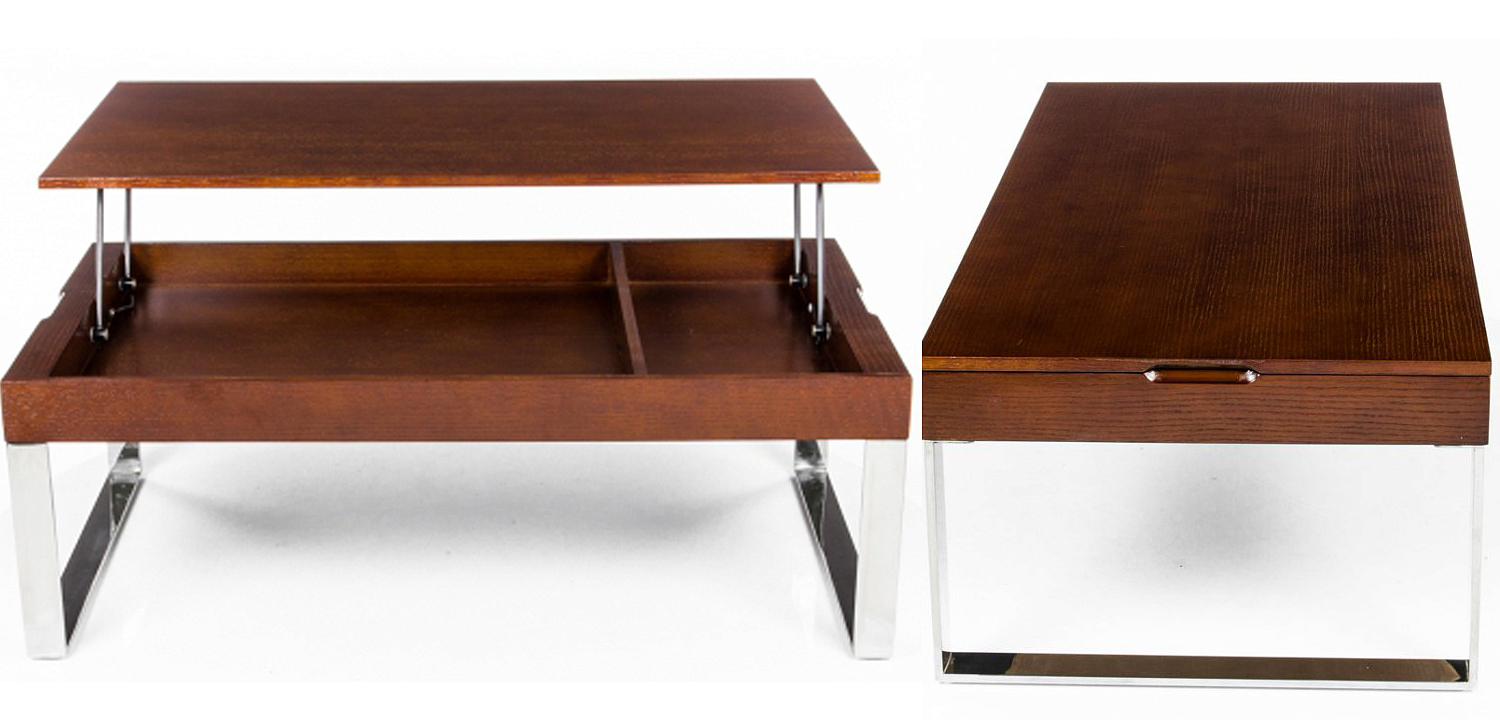 Кофейный стол Annecy Coffee Table brown Кофейный стол Annecy Coffee Table brown - Loft-Concept в Рязани